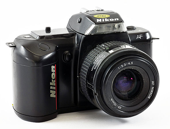 Lot De 2 Appareils Photo Argentiques Nikon F-401 / F-401S – 35 Mm – Noir – Occasion Fonctionnel